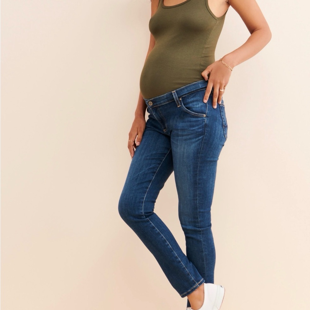 Adjustable AG Adriano Goldschmied Prima Ankle Maternity Jeans